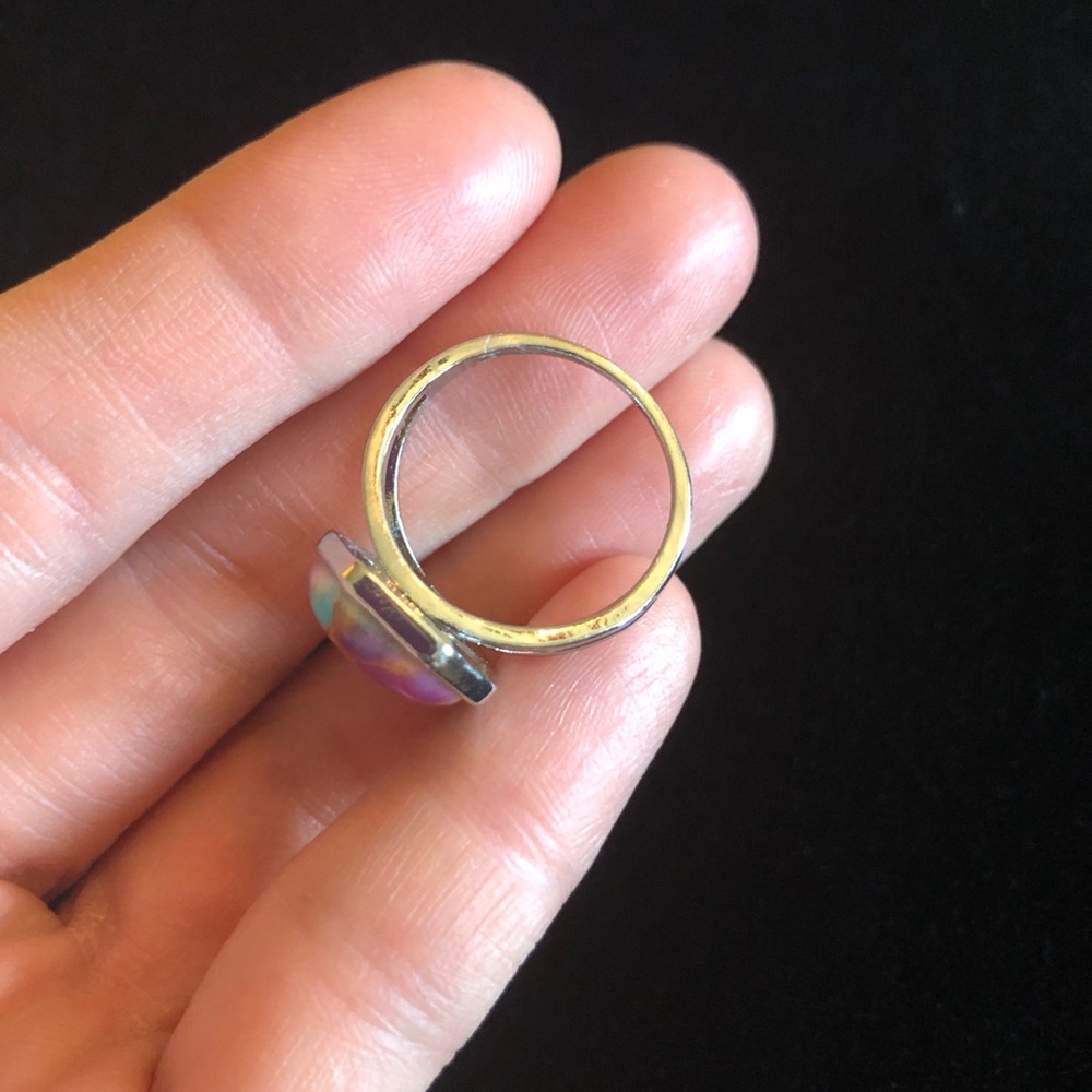 Colorful Abstract Geometric Ring - Picture 6 of 10